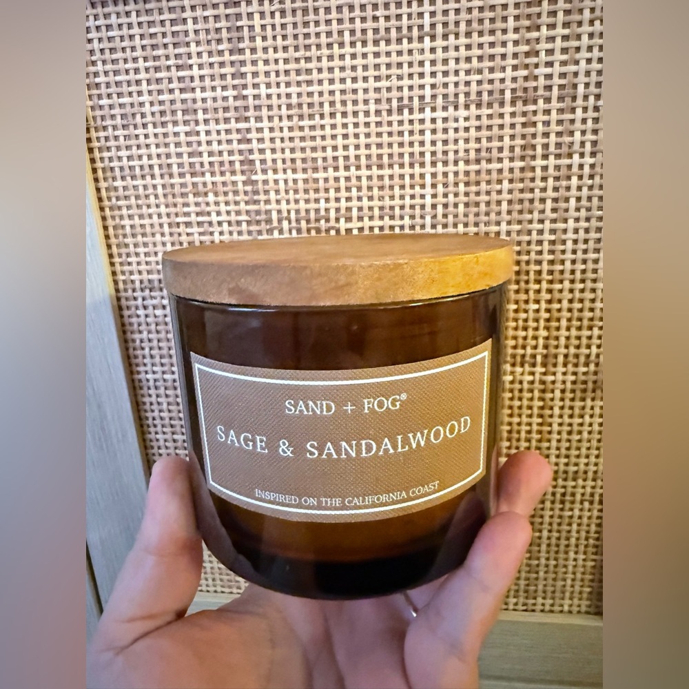 Sand + Fog 2 Wick Candle: Sage & Sandalwood